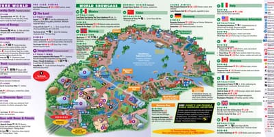 EPCOT "Disney" Pasaulio žemėlapyje