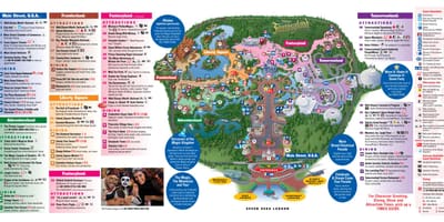 "Disney" Pasaulio žemėlapyje magiška Karalystė