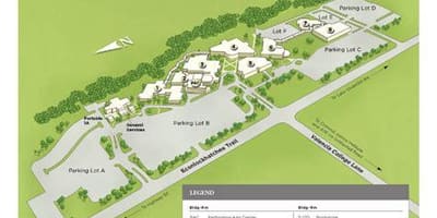 Valensijos kolegijos rytų campus žemėlapis